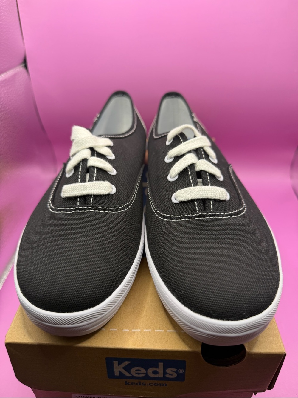 Keds Champion Black Canvas size 9 - Picture 2 of 8